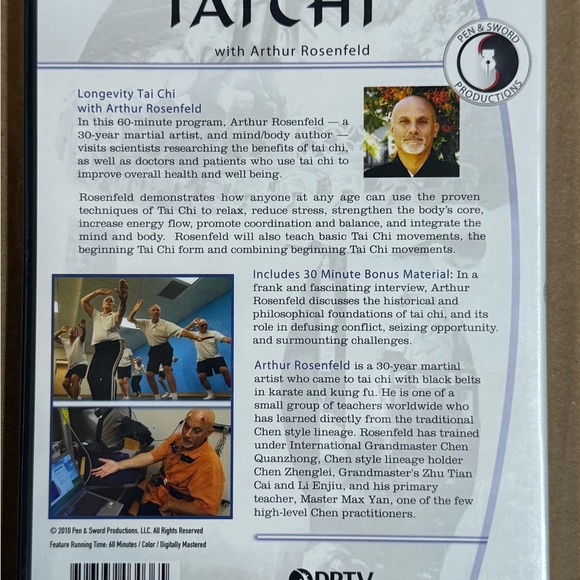 Longevity Tai Chi DVD with Arthur Rosenfeld - Picture 2 of 2
